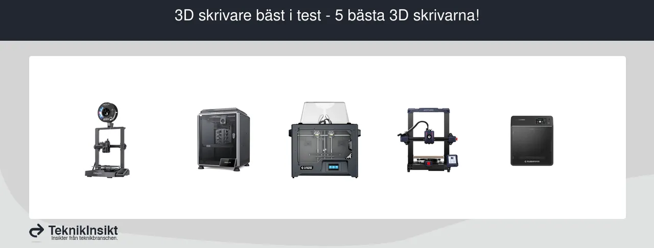 3d skrivare bäst i test