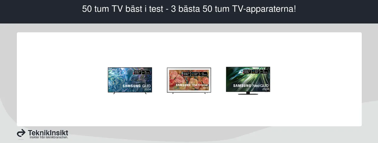 50 tum tv bäst i test