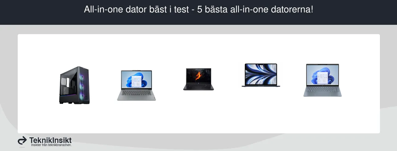 All-in-one dator bäst i test