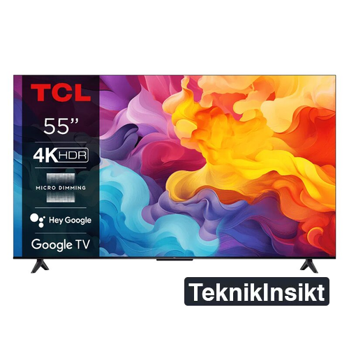 CL 55V6B 55" 4K HDR Smart TV / 4K Ultra HD / Google TV