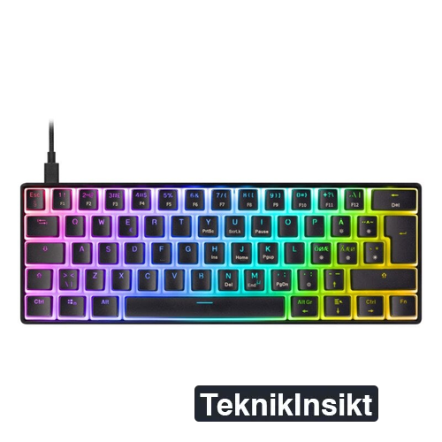 Deltaco Gaming DK475 Mekaniskt 60% Tangentbord - Svart