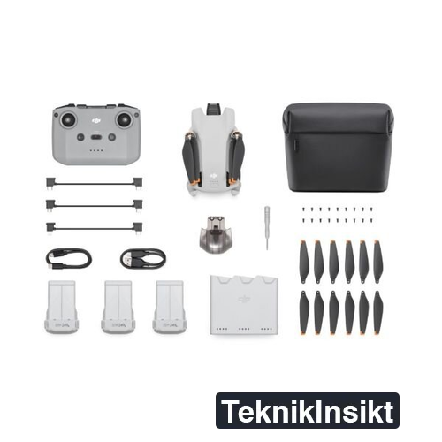 DJI Mini 3 Fly More Combo med Standard Controller (Fyndvara - Klass 1)