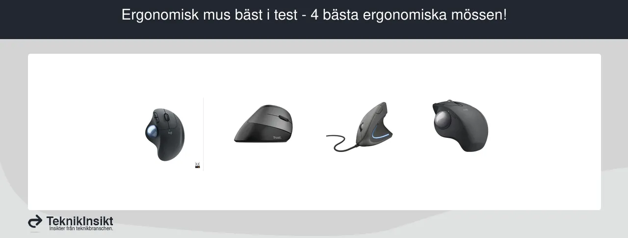 Ergonomisk mus bäst i test