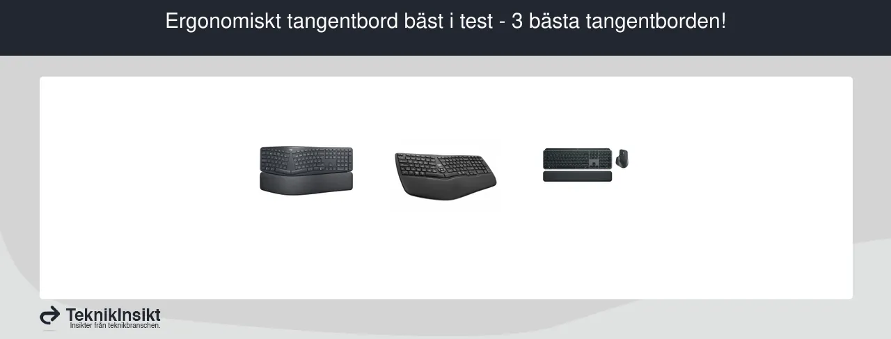 Ergonomiskt tangentbord bäst i test