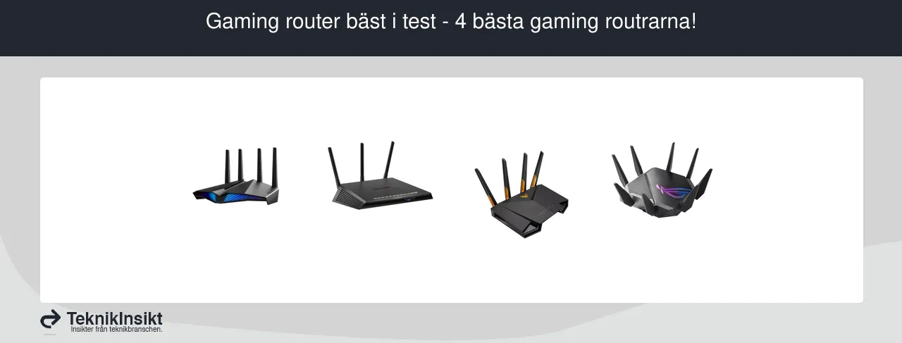 Gaming router bäst i test