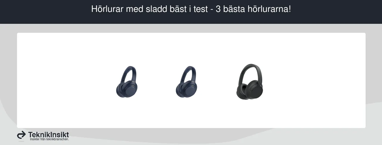 Hörlurar med sladd bäst i test