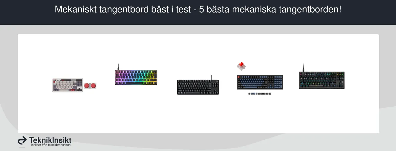 Mekaniskt tangentbord bäst i test