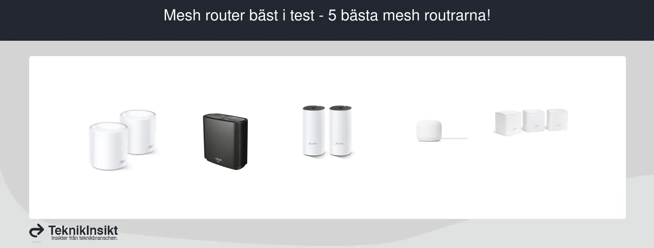 Mesh router bäst i test