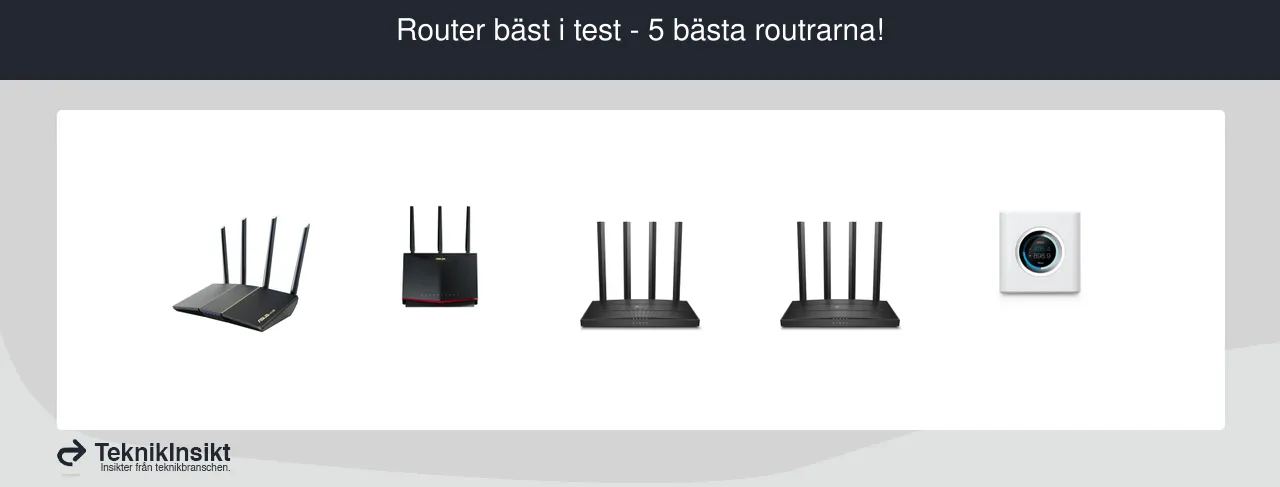 Router bäst i test