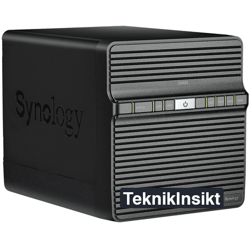 Synology DiskStation DS423 - 4 fack / 1.7Ghz 4-Core / 2GB DDR4