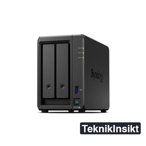 Synology DiskStation DS723+ - 2 fack / 2.6Ghz 2-Core / 2GB DDR4