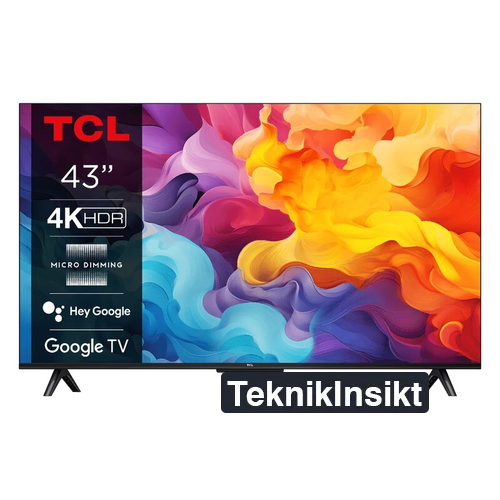 TCL 43V6B 43" 4K HDR Smart TV / 4K Ultra HD / Google TV