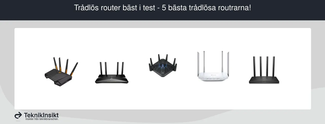 Trådlös router bäst i test